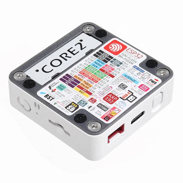 M5Stack Core2: back-left