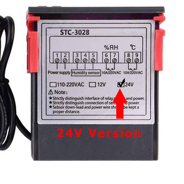 STC-3028 Image: 24V DC version mark