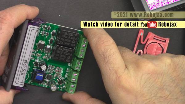STC-3028 Image: inside module top view 