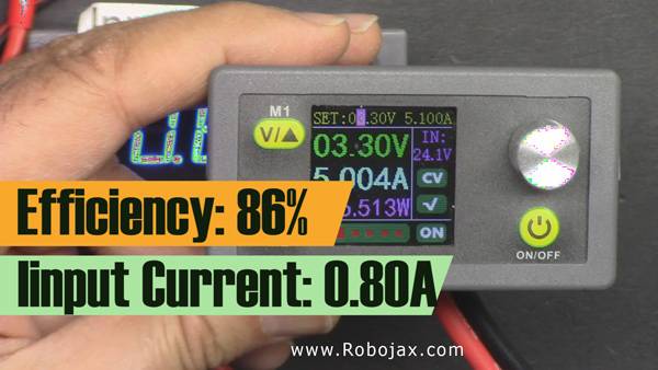 WZ5005E 5A Buck Converter Tested: Efficiency Shown