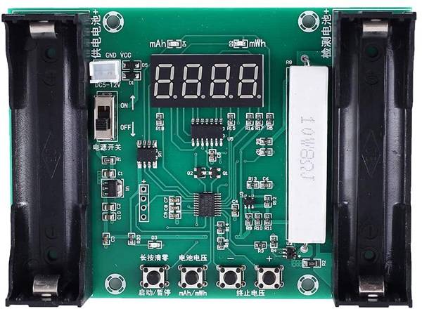 XH-M240 Lithium Capacity Tester/Discharger: Close up view