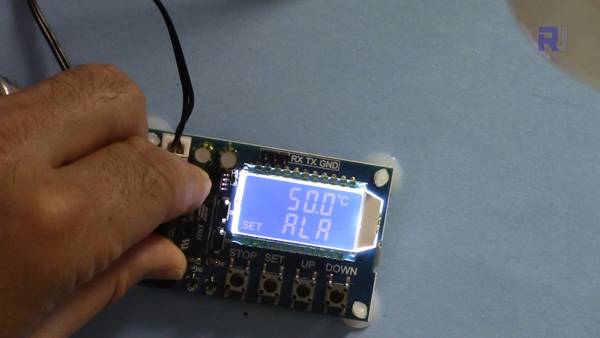 XY-T01 Relay Timer: Alarm setting