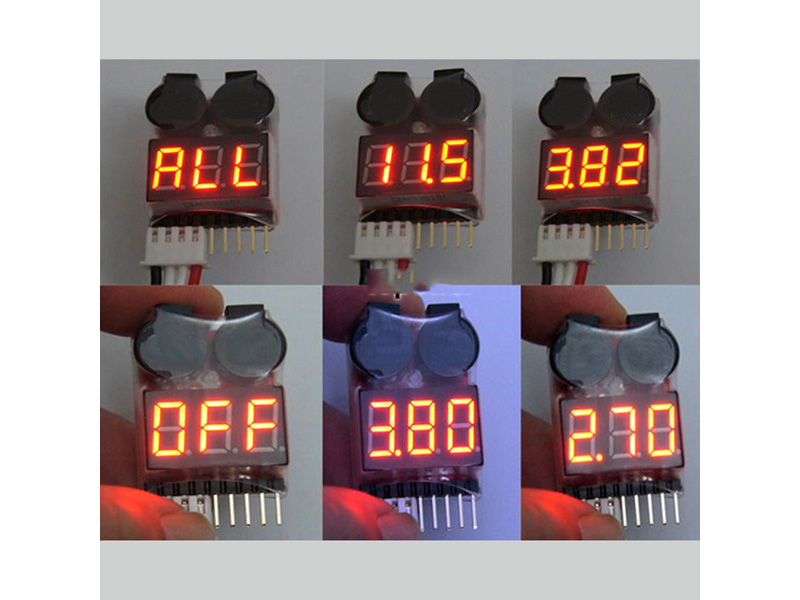 Battery tester buzzer