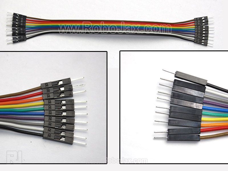 20cm Male to Male 10 jumper wires