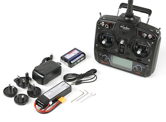 Walkera runner 250 transmitter and battery and cha